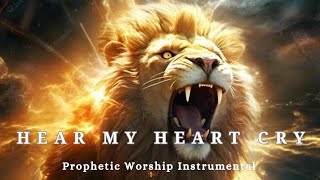 Prophetic Warfare Worship Instrumental HEAR MY HEART CRY Background Prayer Music [upl. by Enilarac694]