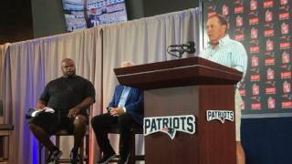 Bill Belichick explains how Vince Wilforks wife Bianca earned an Ironman shirt one training camp [upl. by Perreault]