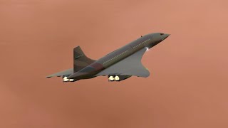 Concorde Flight takeoff nicely [upl. by Klusek]