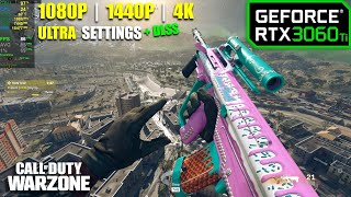 RTX 3060 Ti  COD Warzone  1080p 1440p 4K DLSS  ULTRA settings [upl. by Chelton]