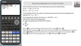 Recursieve en directe formules samenvatting [upl. by Namyw936]