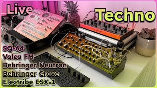 Techno Liveset Neutron  Electribe  Crave  SQ64 [upl. by Adin]