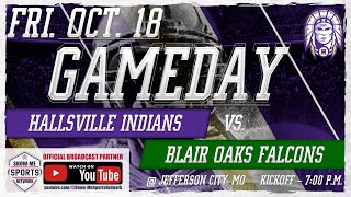 FB Hallsville Indians  Blair Oaks Falcons 101824 Broadcast 0658 [upl. by Wil326]