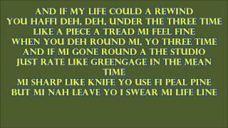 Vybz Kartel  Without Money Lyrics [upl. by Lemej]