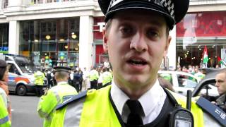 Met Police harass photographer at Palestinian Nakba  May 15 [upl. by Eruot278]