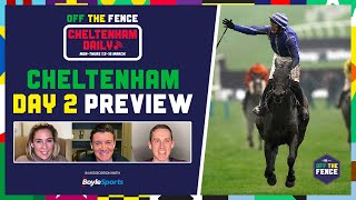 OFF THE FENCE  DAY 2 CHELTENHAM FESTIVAL PREVIEW SHOW 2023  CHELTENHAM DAILY [upl. by Wilhide]