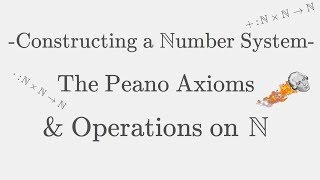 Constructing a Number System  Peano Axioms Natural Numbers Addition and Multiplication [upl. by Lathe]