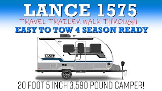 Lance 2465 Travel Trailer Review amp Walk Through  4 Season Ready 30 Foot Couples Camper 4k UHD [upl. by Drahser]