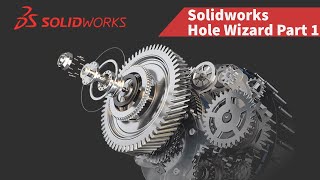 412 Εντολή Hole Wizard Part 1 Solidworks Tutorials [upl. by Namyh67]