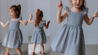 Baby girl frock cutting and stitching  4 Years baby girl frock cutting and stitching [upl. by Sivartal]