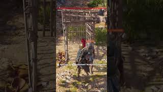 Assassins Creed Odyssey Clip10 FREEING A PRISONER JUST TO Assassinate HIM [upl. by Llerrat]