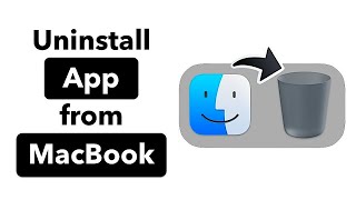 Uninstall App from MacBook [upl. by Nalek954]