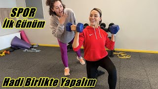 SPORA BAŞLADIM SPORDA İLK GÜNÜM  VLOG [upl. by Frechette]