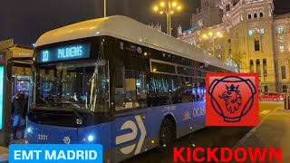 EMT MADRID 2201  Scania New City Castrosua  FULL KICKDOWN [upl. by Briano]