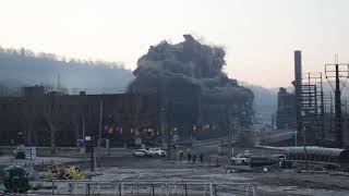 Former Weirton Steel Basic Oxygen Plant demolished 3919 [upl. by Vivyan]