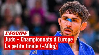 Championnats dEurope de judo  Cédric Revol domine Lesiuk pour décrocher le bronze 60kg [upl. by Derick]