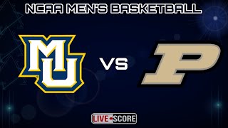 Marquette vs Purdue University  NCAA Mens Basketball Live Scoreboard [upl. by Azilanna]