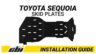 Toyota Sequoia Full Overland Skid Plate Set  2023 [upl. by Korten]