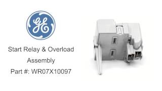 GE Start Relay amp Overload Assembly Part  WR07X10097 [upl. by Gardener]