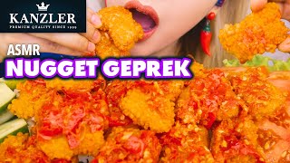 ASMR NUGGET GEPREK SUPER PEDAS PALING CRISPY SEINDONESIA  ASMR Indonesia [upl. by Genna]