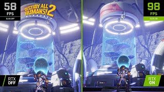 Destroy All Humans 2  Reprobed  4K NVIDIA DLSS Comparison [upl. by Drehcir]