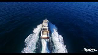 Aicon 72 Yacht in Fort Lauderdale Drone [upl. by Ayhtak483]