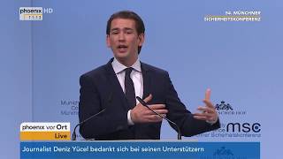 Matteusz Morawiecki und Sebastian Kurz bei der 54 Münchner Sicherheitskonferenz vom 17022018 [upl. by Aibsel]