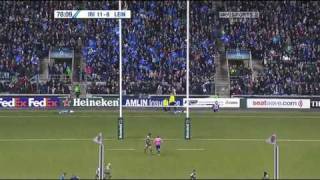 Johnny Sextons Goodbye London Irish Drop Goal [upl. by Annairoc]