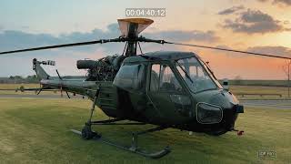 British Army HELICOPTER The Westland SCOUT Helicopter [upl. by Rexferd]