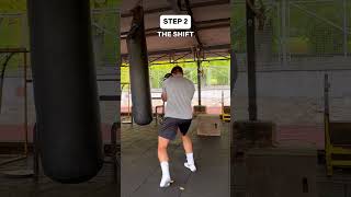 HOW TO SHIFT STEP IN BOXING👌 boxing boxer boxingworkout boxingtraining boxingtutorial fyp [upl. by Annotahs236]