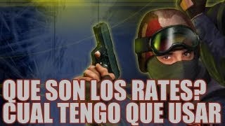 ¿Que son los rates ¿Cuales usar  Guia CounterStrike 16 [upl. by Neelear]