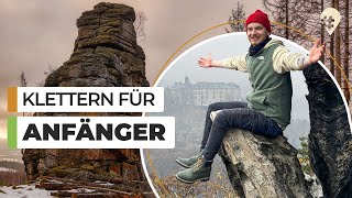 Bouldern und Klettern 3 Geheimtipps für Anfänger im Harz  Technik  Ausrüstung  hinREISEND [upl. by Emyaj88]