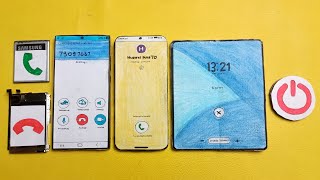 S24 ultraskyphoneHUAWEI pura 70umeetGalaxy fold 4incoming call amp alarm with external buuttons [upl. by Eniladam431]