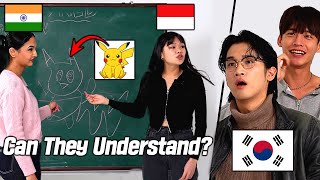 Can Indians and Indonesians Speak Korean [upl. by Irrehs]