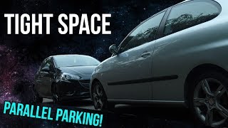 How to Parallel Park in a Tight Spot  Driving Tips and Tricks [upl. by Noda]