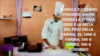 LEZIONE DI PASTICCERIA LA PASTA FROLLA PRATICA [upl. by O'Brien166]