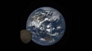 NASA Camera Catches Moon Photobombing Earth [upl. by Maxwell]