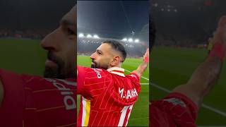 Mo Salah goal celebration closeup 😊🔥💯 mosalah liverpool football [upl. by Eemak]