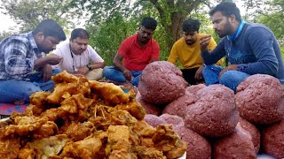 Naati Chicken Gravy with Ragi Ball  4K Video  ನಾಟಿ ಕೋಳಿ ಸಾರು ಬಿಸಿ ರಾಗಿ ಮುದ್ದೆ viralvideo [upl. by Magulac]