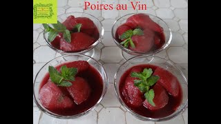 Poires au vin quotLes Recettes de Mamie Suzouquot [upl. by Auohs]