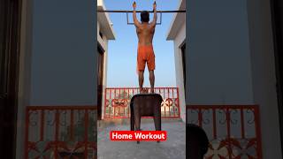 First time pull ups  Home workout  How to do pullups  reverse pull ups hiphop music pullup [upl. by Ahsiadal]