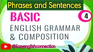 Sentence and Phrase  English Grammar and Composition Grade 4 by Easyenglishconnection video [upl. by Iline]