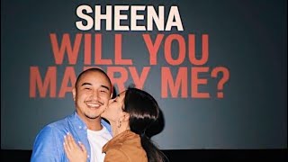 SHEenaSAIDYES SHEENAbiniyaYES The Jeron Manzanero and Sheena Halili Proposal [upl. by Yttak]