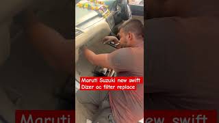 Maruti Suzuki new swift spark service ac filter replace newswift swift swiftmodified swiftcar [upl. by Edda]