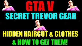 Grand Theft Auto V  Secret Trevor Haircut Location  Secret Trevor Costume Details  GTA V [upl. by Idnam895]