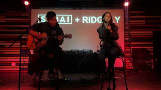 SABAI x Ridgely  Million Days Acoustic  Live at Montreal [upl. by Tur]