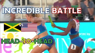 Jamaica VS USA Sprinting 2022  Best of JAM vs USA Track and Field in 2022 [upl. by Kcirej]