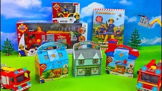 Feuerwehrmann Sam Spielzeug Unboxing Feuerwehrautos amp Feuerwehrstation amp Spielsachen für Kinder [upl. by Dranik]