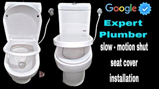 Western toilet seat cover fitting bathroom bathroomfittings plumbing [upl. by Drhcir]