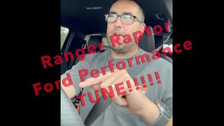 Ranger Raptor Ford Performance Tune first impression ITS AWESOME [upl. by Bullard]